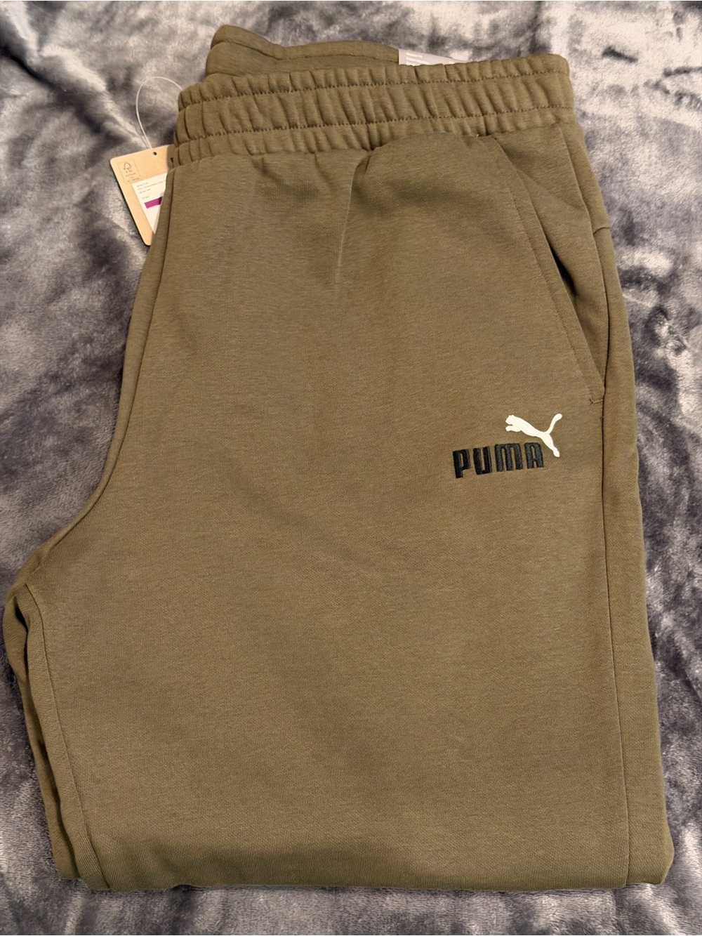 Puma Men’s Olive Green Jogger Pants - XXL